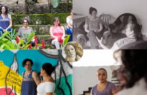 Wundervolle Frauen, die sich für den Frieden in ihrem Land einsetzen.